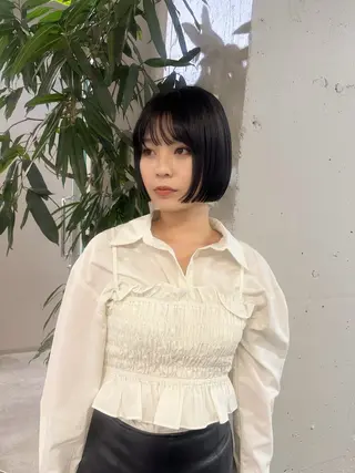 ショート ハッシュカット🎀 レイヤーカットのヘアスタイル