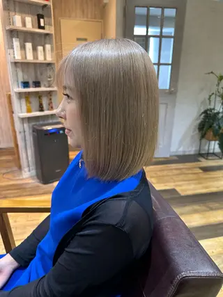 ショート カラー vifkrone所属・心斎橋ダブルカラー ⭐️カラー　タカヤマのヘアスタイル