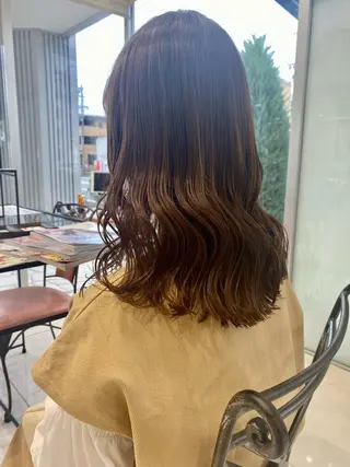 ロング カラー 髪質改善🫧ベージュ 椙山 響のヘアスタイル