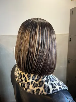 カラー 縮毛矯正/髪質改善/ ハイトーン/Makoのヘアスタイル