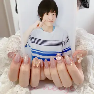 ネイル La neige* yuki 🥯🍑のネイルデザイン