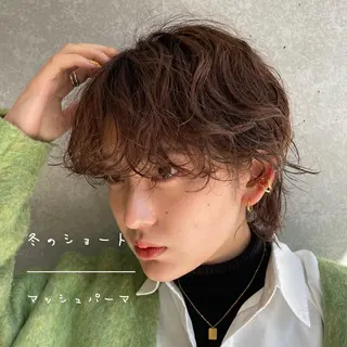 ショート 🧸レイヤーカット 🤎店長anju🪽のヘアスタイル