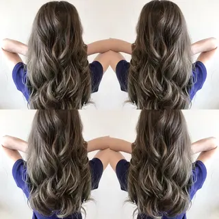 ロング カラー Hair make VERDA所属・富永 憲一郎のヘアスタイル