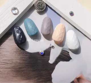 ネイル 北浦和 自爪育成ケアのネイルデザイン