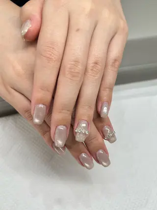 ネイル THE BALM🤍 金宮のネイルデザイン