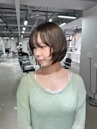 ショート 艶髪カラー/レイヤ ー支持No.1renのヘアスタイル