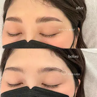 マツエク・マツパ アイブロウ GO TODAY SHAiRE SALON Vellmie店所属・吉祥寺kasumi 🌛eye/browのマツエク・マツパデザイン