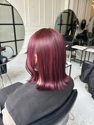 ミディアム MaisonHALU さくらのヘアスタイル