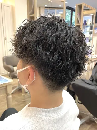 ショート パーマ メンズ メンズパーマ🌀/ 中村郁未のヘアスタイル