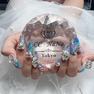 ネイル 💎CC・NaNa 韓国風ネイル🌙Cのネイルデザイン