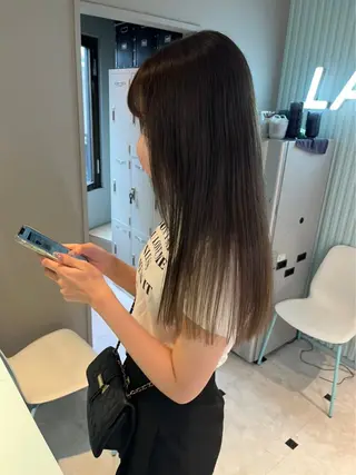 ロング ヘアアレンジ 韓国アイドル🤍ブリ ーチカラー🤍わかなのヘアスタイル