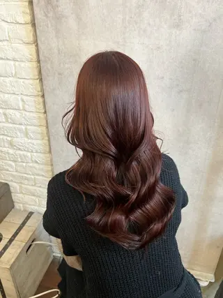 ロング カラー 川﨑 未稀のヘアスタイル