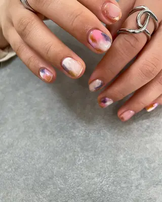 ネイル kiii.__ ✴︎*のネイルデザイン