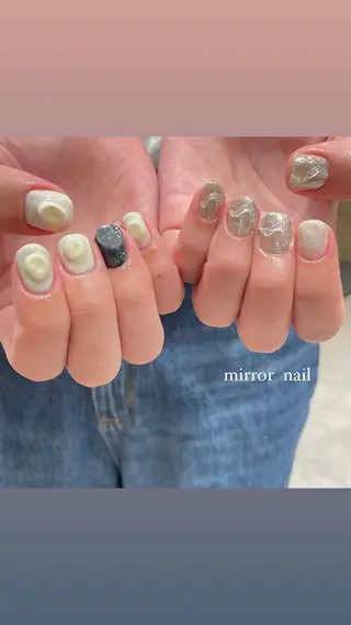 ネイル 淡色ネイル 🎀moeのネイルデザイン