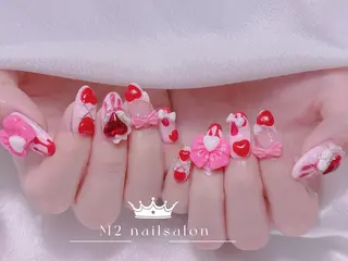 ネイル 長さだし専門店 M2 rikaのネイルデザイン