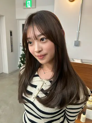 ロング カラー 大阪梅田/ イマムラミヅキのヘアスタイル