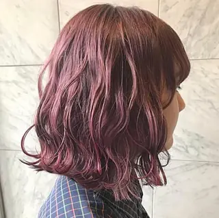 ミディアム カラー 🧡色落ちまで2度綺 麗なカラー🧡ヨシキのヘアスタイル