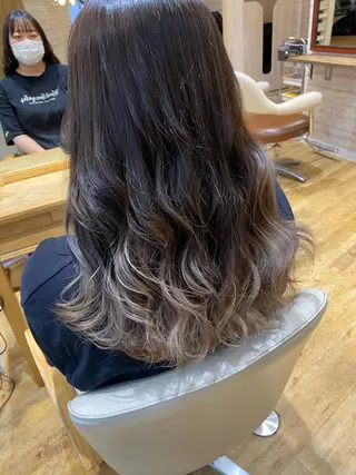 ロング カラー ハイトーン/ウルフ/ ボブ/増田のヘアスタイル