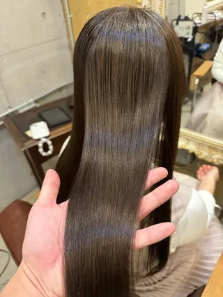 ミディアム &-hair salon 髪質改善＆ツヤ髪＆美髪所属・＆-HAIR佐藤 ゆいモデル募集中のヘアスタイル
