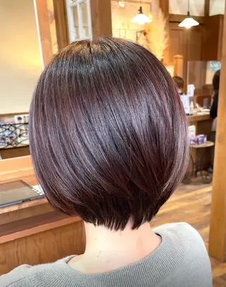 ショート カラー 大久保 麻里のヘアスタイル