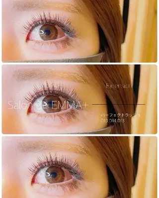 マツエク・マツパ EMMA plus．のマツエク・マツパデザイン