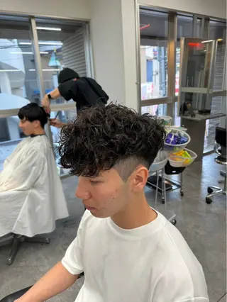 ショート パーマ メンズ お悩み解消✨/ メンズパーマ✨/直樹のヘアスタイル