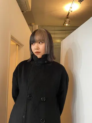 カラー VISION   aoyama所属・かがやしづ ⭐️ハイトーンのヘアスタイル