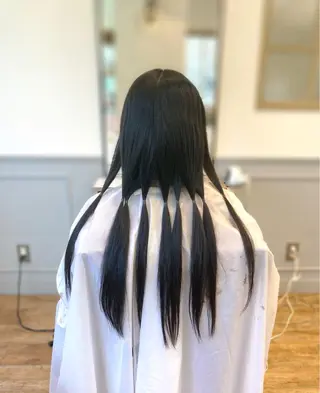 ロング 菅原 綾のヘアスタイル