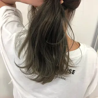 ロング カラー GLROW haruhiのヘアスタイル