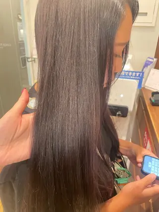 ロング カラー 羽山 笑夢のヘアスタイル