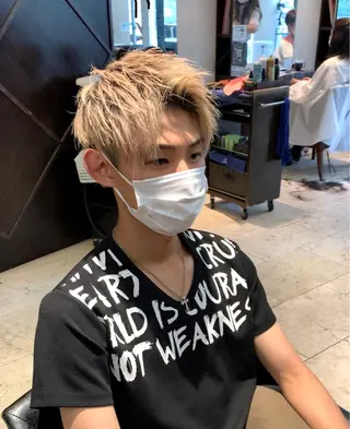 カラー メンズ メンズ専門　井藤 雅也のヘアスタイル
