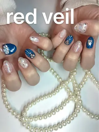 ミディアム ネイル 長さ出し専門 nynaのネイルデザイン