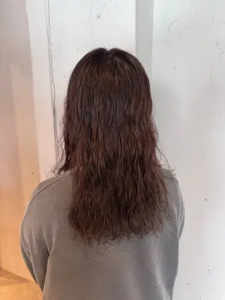 セミロング パーマ 艶髪/髪質改善/ MONSO山本のヘアスタイル