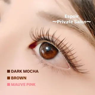 マツエク・マツパ Espoir プライベートサロンのマツエク・マツパデザイン