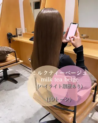 ロング カラー 《髪質改善✖️オリー ブ🧸》小嶋拓也のヘアスタイル
