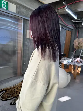 ミディアム サトウ レンマのヘアスタイル