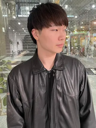 メンズ ボブ/レイヤー/ 御田村裕人のヘアスタイル