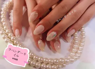 ネイル ラベンダー💖日暮里 ルル💖ネイルのネイルデザイン