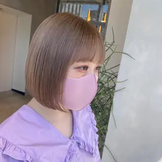 ショート カラー 💖暖色・ハイトーン 🐈みおり💖のヘアスタイル