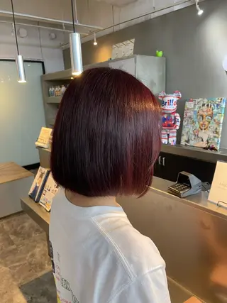 ショート 🧋ミルクティーカラ ー🧋特化小林拓登のヘアスタイル