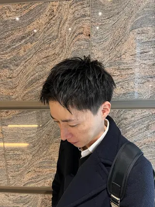 ショート メンズ ヒロ銀座新橋店所属・ヒロ銀座　さかうえ ひかる💈のヘアスタイル