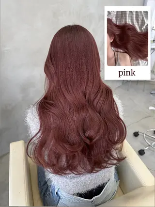 ロング カラー さあや 【透け感/艶感】のヘアスタイル