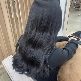 ロング カラー 色白に見える暗髪 梅田・増田のヘアスタイル