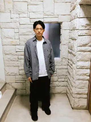 パーマ ヘアアレンジ メンズ ainico+所属・メンズ特化✂️栗原 侑也のヘアスタイル