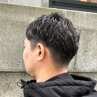 ショート パーマ メンズ 池袋/韓国メンズヘア ❤️💙軸丸みうのヘアスタイル