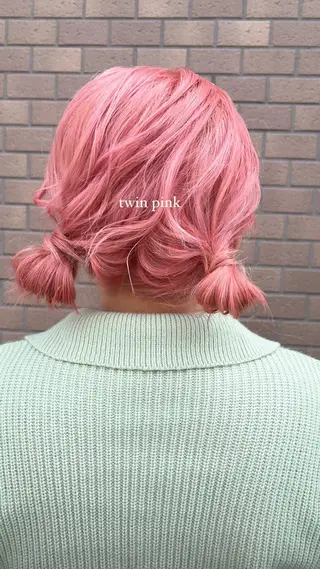 ミディアム カラー ヘアアレンジ GiseL アンリのヘアスタイル