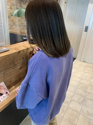 セミロング カラー 🌟アレンジが似合う カラー🌟Rumiのヘアスタイル