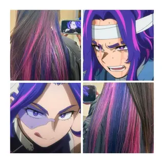 セミロング カラー GARU-ガル-所属・TSUNO🦖 派手髪/オタク美容師のヘアスタイル