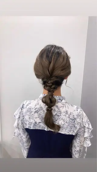 セミロング ヘアアレンジ 韓国メイクサロン YUKINA東京のその他イメージ