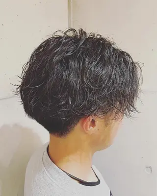 ショート 小栗 昇大のヘアスタイル